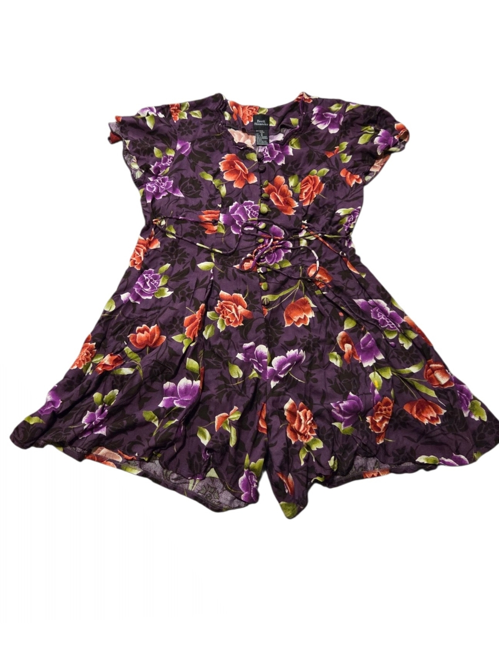 Vintage Floral Romper
